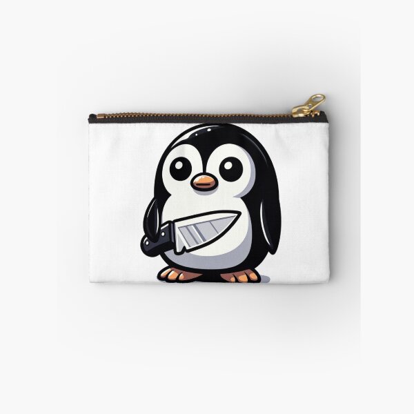Item preview, penguin with a knife designed and sold by Mekone.