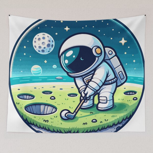 Item preview, Astronaut Golfing on Moon designed and sold by OniumEth.
