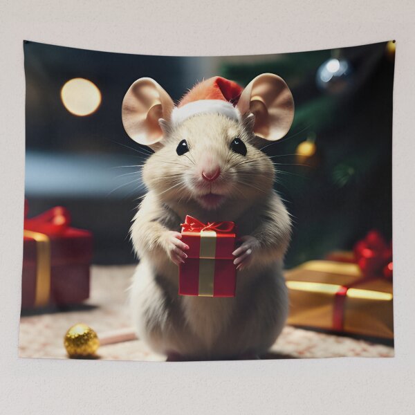 Item preview, Cute little Christmas Mouse designed and sold by Awesome Things.