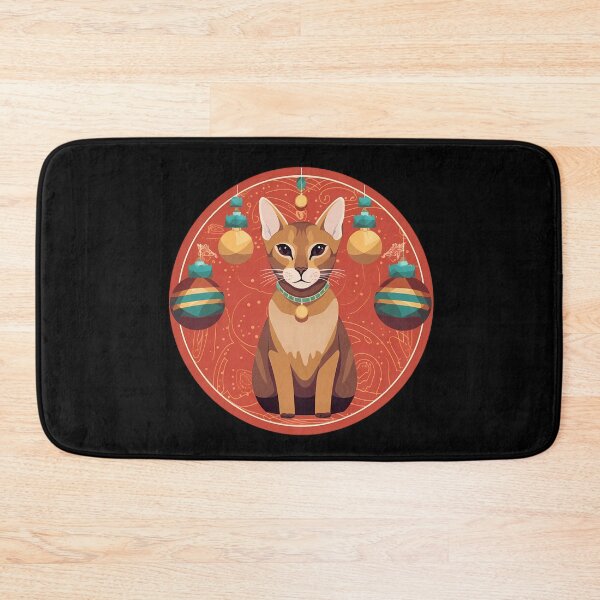 Item preview, Abyssinian Cat Xmas Ornament, Love Cats designed and sold by Logiamerch.