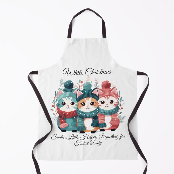 Item preview, White Christmas Santa's Little Helper, Reporting for Festive Duty designed and sold by warayut.