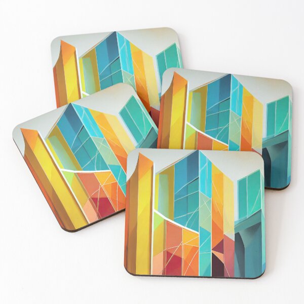 Item preview, Abstract Cityscape, Architecture Painting designed and sold by Hakina-Oh.