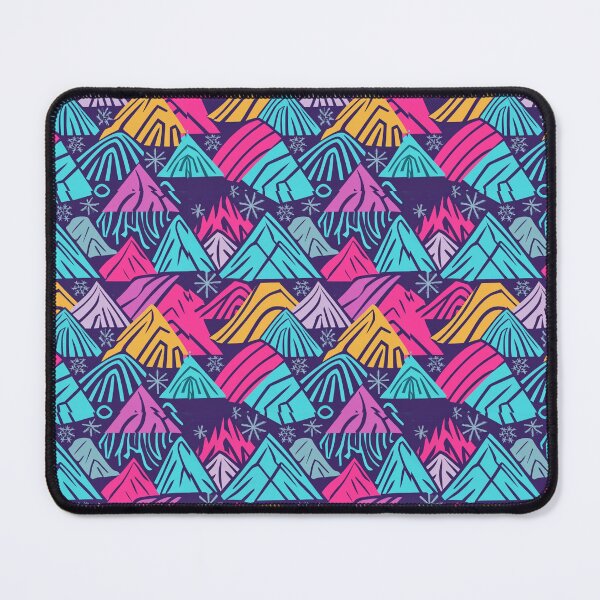 Item preview, Bright Winter / Clear Winter pattern, skin-tone matching, personal color analysis, PCA, colorful mountains designed and sold by look4seasons.