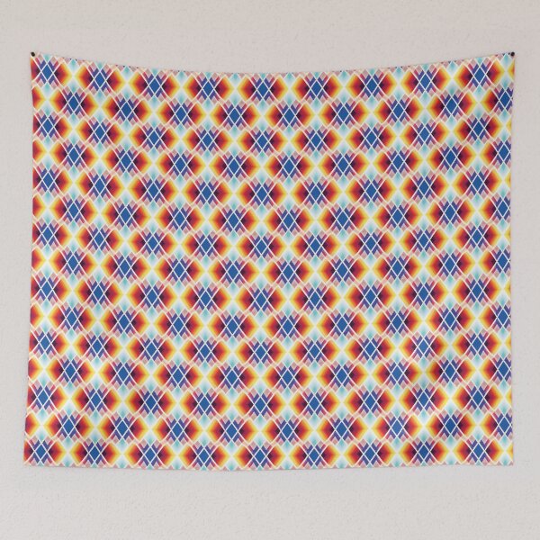 Item preview, Colorful woven fabric seamless pattern 090 designed and sold by Phumtanis66.