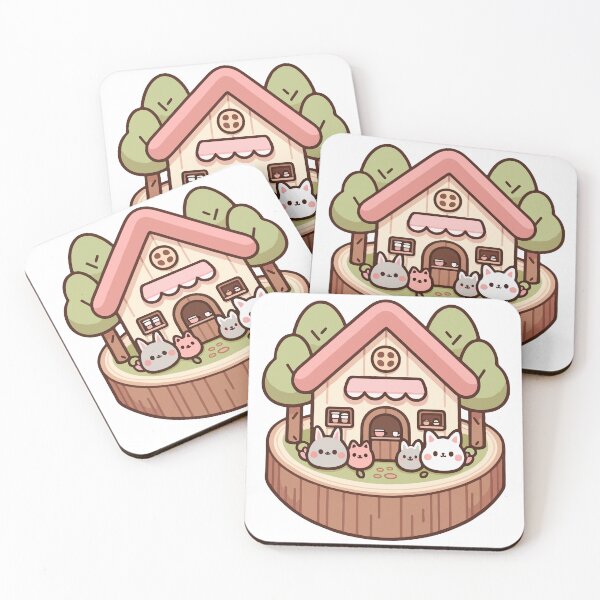 Item preview, Charming Kawaii Cat Cafe designed and sold by OniumEth.