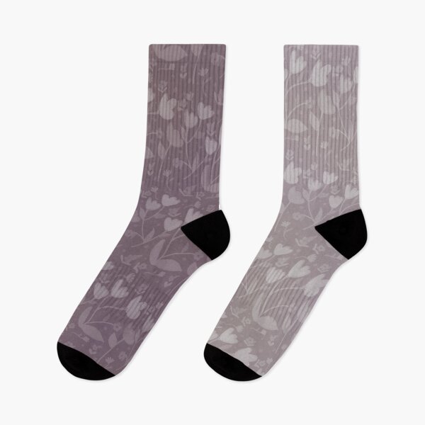 Item preview, Stripe vintage patterned flowering plants in shades of purple designed and sold by DrStickerManiac.