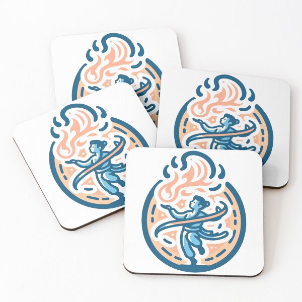 Item preview, Whimsical Abstract Blue Fire Deity designed and sold by OniumEth.