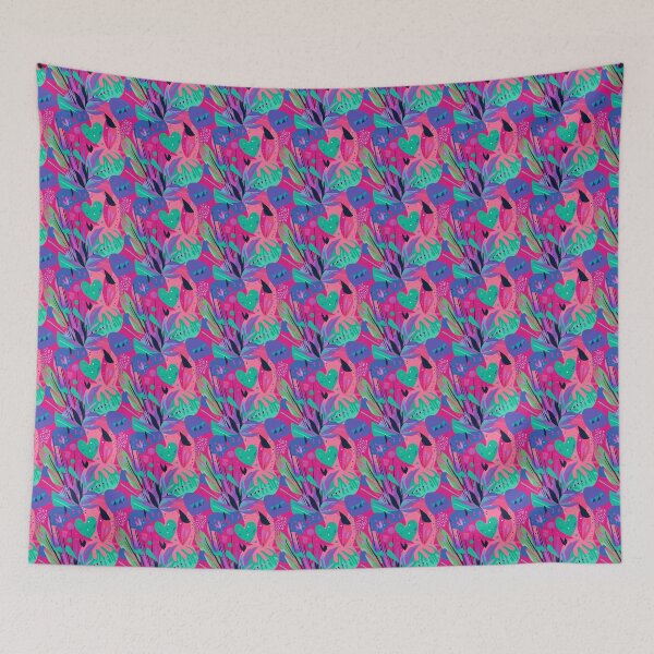 Item preview, Bright Winter / Clear Winter pattern, skin-tone matching, personal color analysis, PCA, psychedelic, graffitti designed and sold by look4seasons.