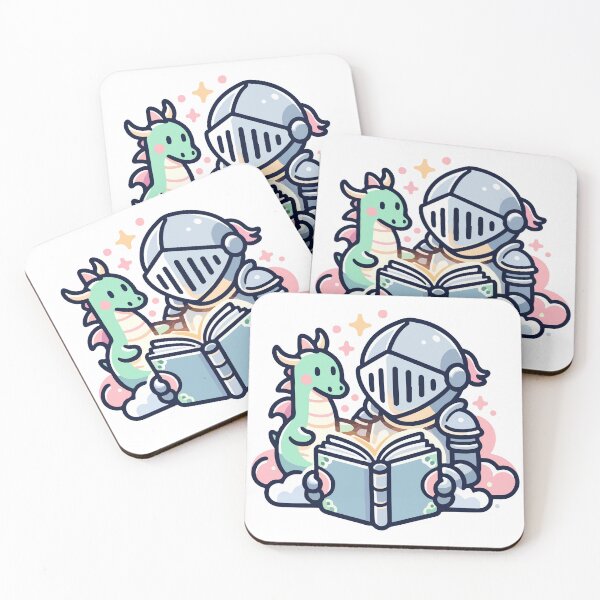 Item preview, Cute Knight and Dragon Storytime designed and sold by OniumEth.