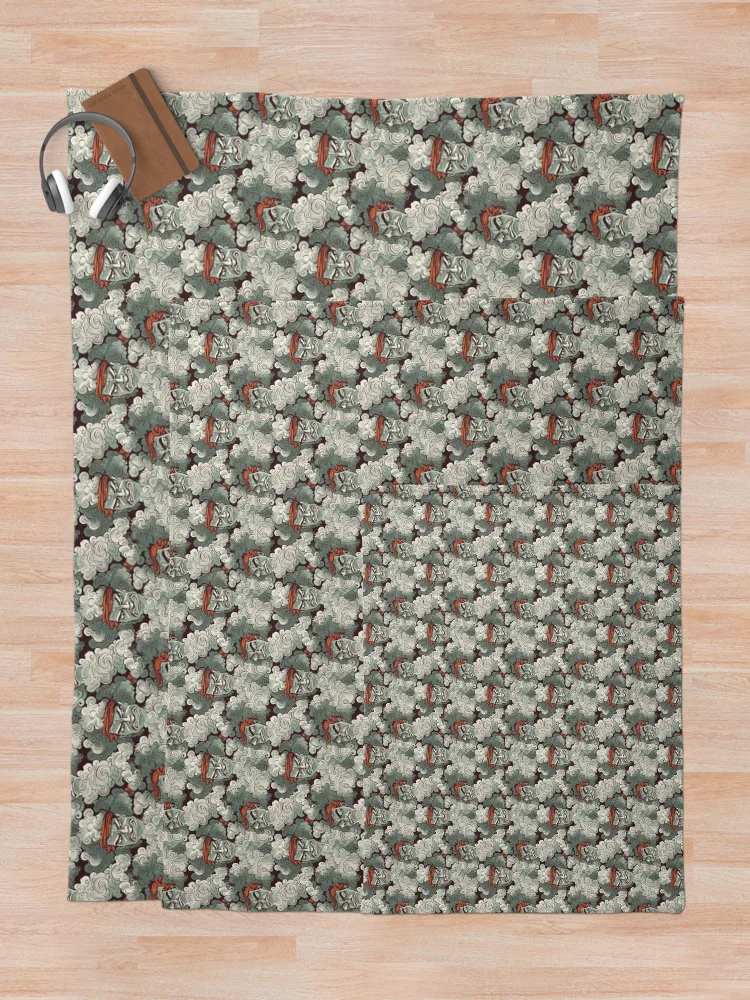 Thumbnail 5 of 6, Throw Blanket, Angry Man designed and sold by RaysThings.