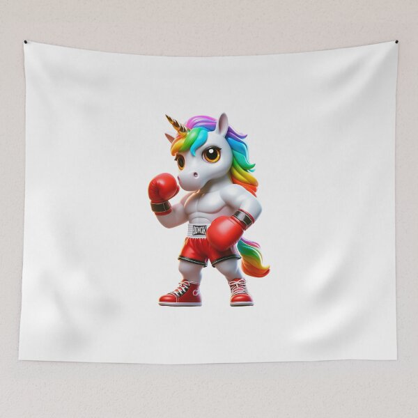 Item preview, Cute Rainbow Unicorn Boxer designed and sold by Nathalymx.