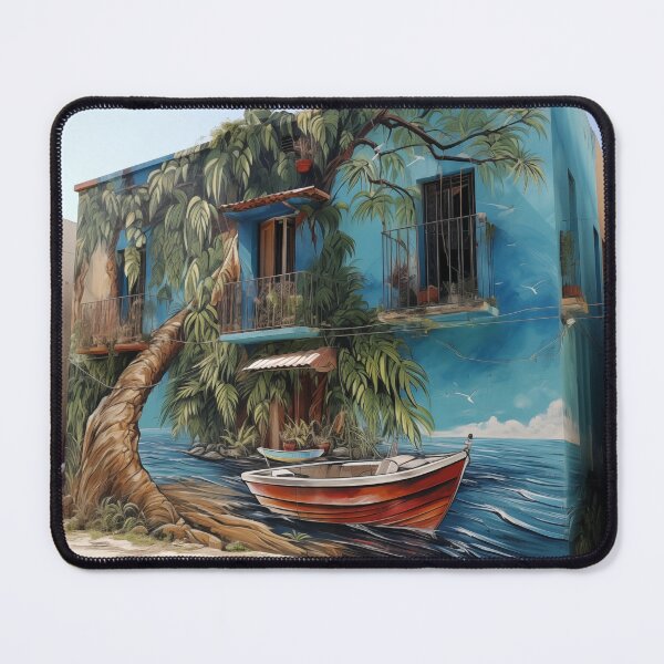 Item preview, graffiti beach cartagena de indias with tropical colors designed and sold by ElColombianito.