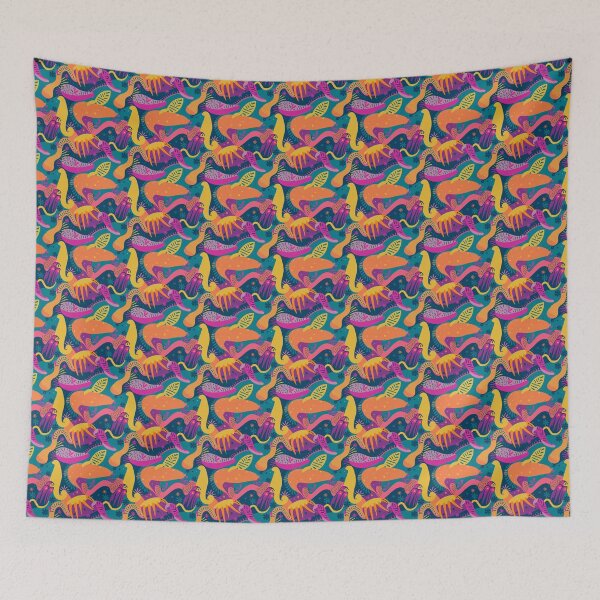Item preview, Bright Winter / Clear Winter pattern, skin-tone matching, personal color analysis, PCA, psychedelic, graffitti designed and sold by look4seasons.
