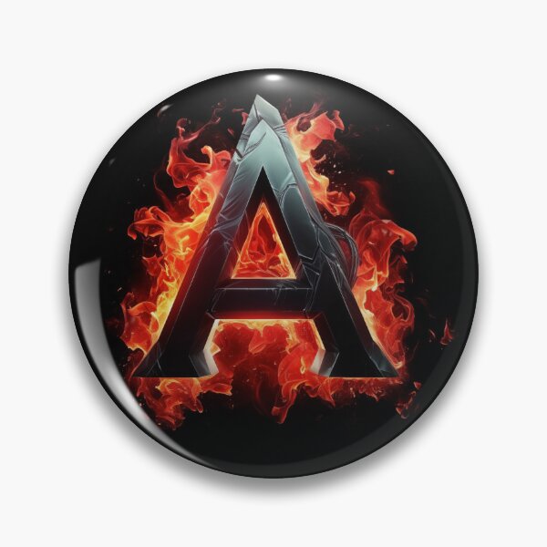 Item preview, A on fire designed and sold by Kurk-Art.