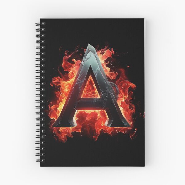 Item preview, A on fire designed and sold by Kurk-Art.