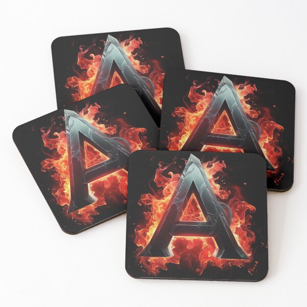 Item preview, A on fire designed and sold by Kurk-Art.