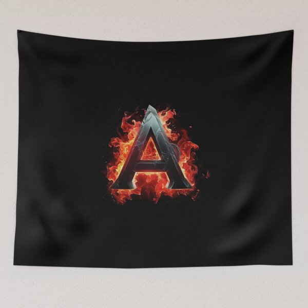 Item preview, A on fire designed and sold by Kurk-Art.