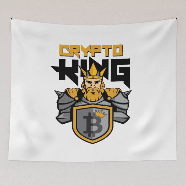 Item preview, Crypto King Bit Coin designed and sold by DabGraphic.