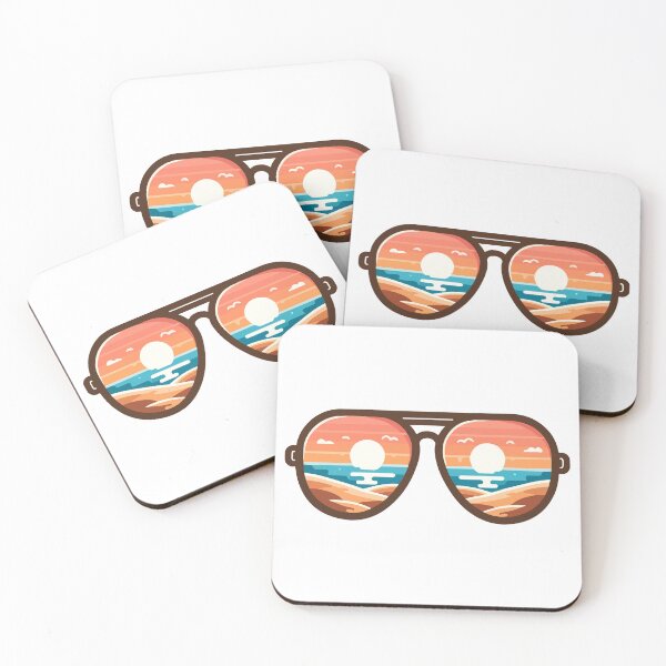 Item preview, Relaxed Beach Sunset Reflection designed and sold by OniumEth.