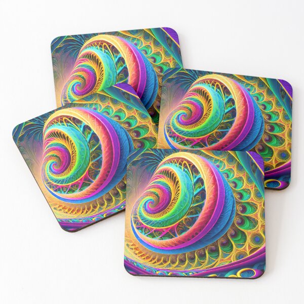 Item preview, A Mesmerizing 3D Abstract Multicolor Visualization designed and sold by digoarpi.