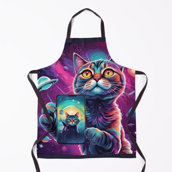 Item preview, Cat Ufo Selfie, Cat Selfie With Flying Saucer Funny Cat designed and sold by Mayalogo.