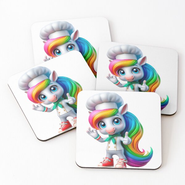 Item preview, Copy of Cute Unicorn Dressed as an Al Dente Chef designed and sold by Nathalymx.