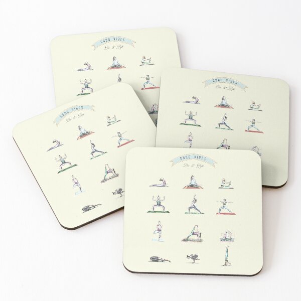 Item preview, Good Vibes - Yoga Chart designed and sold by FanitsaArt.