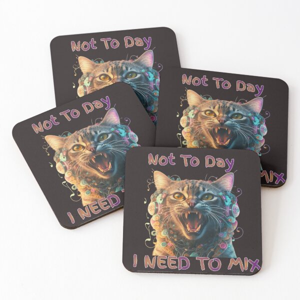 Item preview, "Wide mouthed singing cat" funny cat design designed and sold by Obinne.