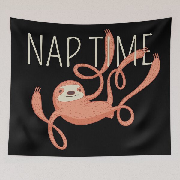 Item preview, Sloth Nap Time Funny Women Men Boys Girls Kids Teens Youth Gift  designed and sold by Teeleo.