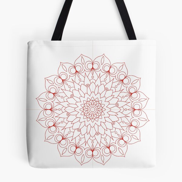 Item preview, red mandala  designed and sold by KIRART.