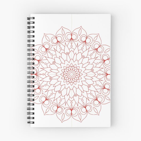 Item preview, red mandala  designed and sold by KIRART.