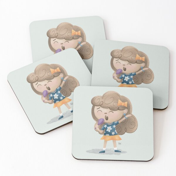 Item preview, singing beauty queen  designed and sold by K. Pastva Illustration.