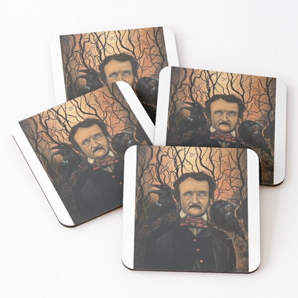 Item preview, Original Acrylic Painting of Edgar Allen Poe designed and sold by Nichelle Mitchell.