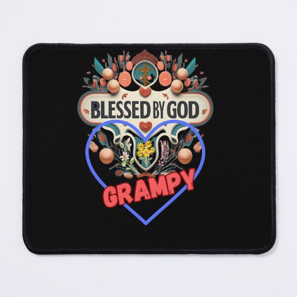 Item preview, BLESSED BY GOD GRAMPY designed and sold by carlos crane.