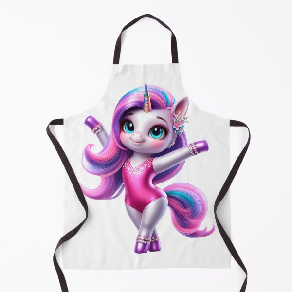 Item preview, Cute Pink and Purple Gymnast Unicorn. designed and sold by Nathalymx.