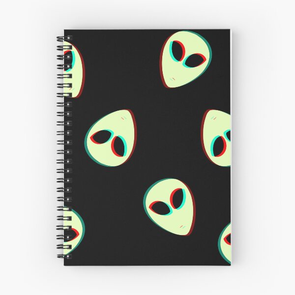 Item preview, Anaglyph alien in green  designed and sold by CarteClaire.