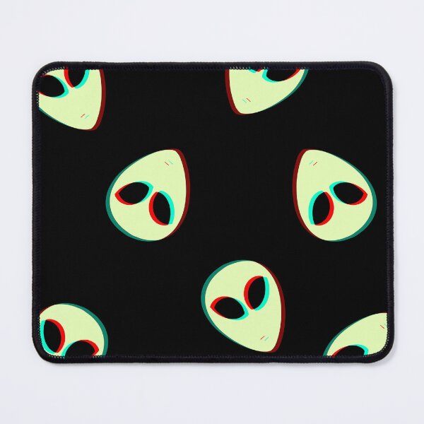 Item preview, Anaglyph alien in green designed and sold by CarteClaire.