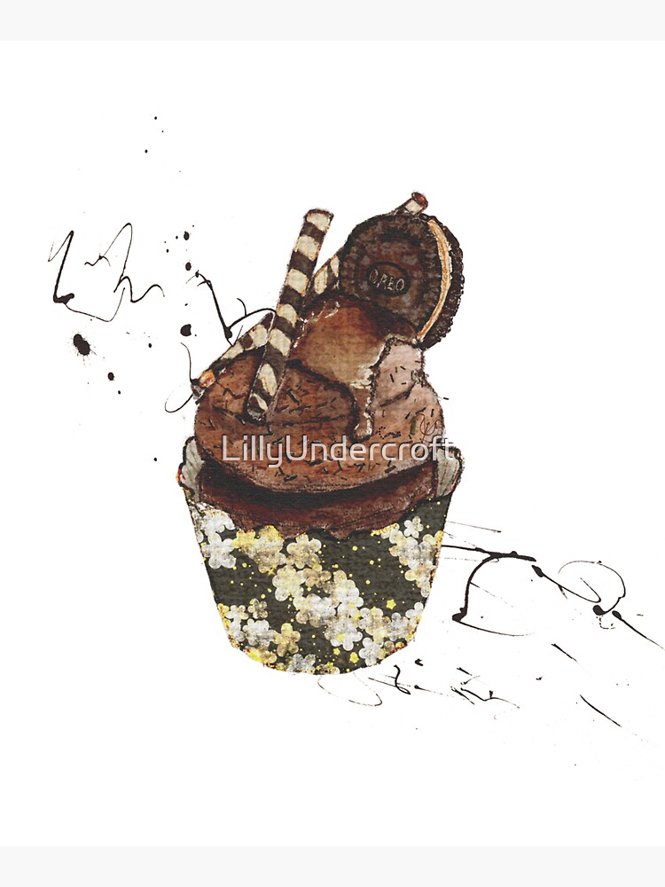 Thumbnail 5 of 5, Tote Bag, Chocolate Ruin, Gourmet Cupcake designed and sold by LillyUndercroft.