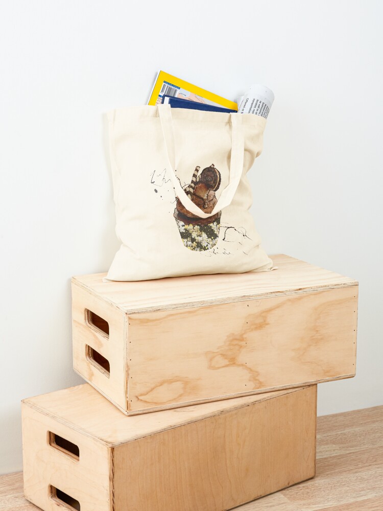 Thumbnail 4 of 5, Tote Bag, Chocolate Ruin, Gourmet Cupcake designed and sold by LillyUndercroft.