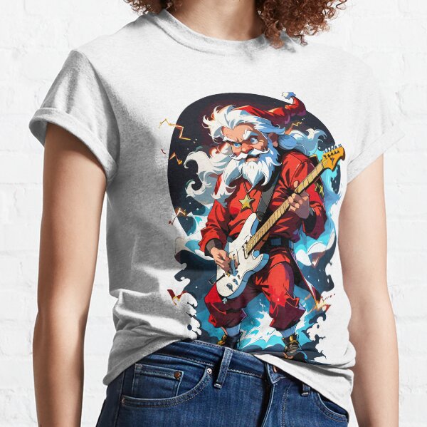 Christmas - Rockin' Santa Classic T-Shirt