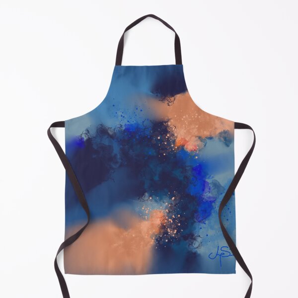 Item preview, Skies of Glory - Blue Orange Abstract Wall Art designed and sold by Joey Santiago.