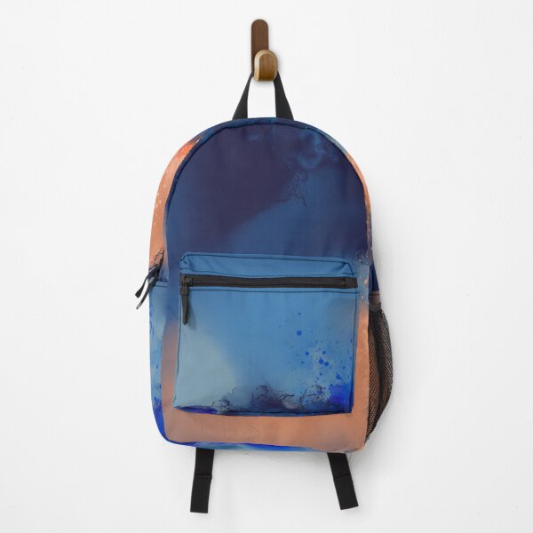 Item preview, Skies of Glory - Blue Orange Abstract Wall Art designed and sold by Joey Santiago.