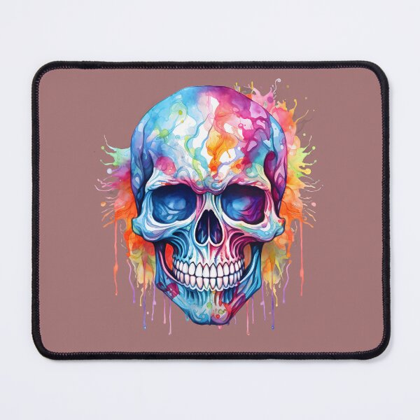 Item preview, Colorfull anatomical skull designed and sold by grebie.