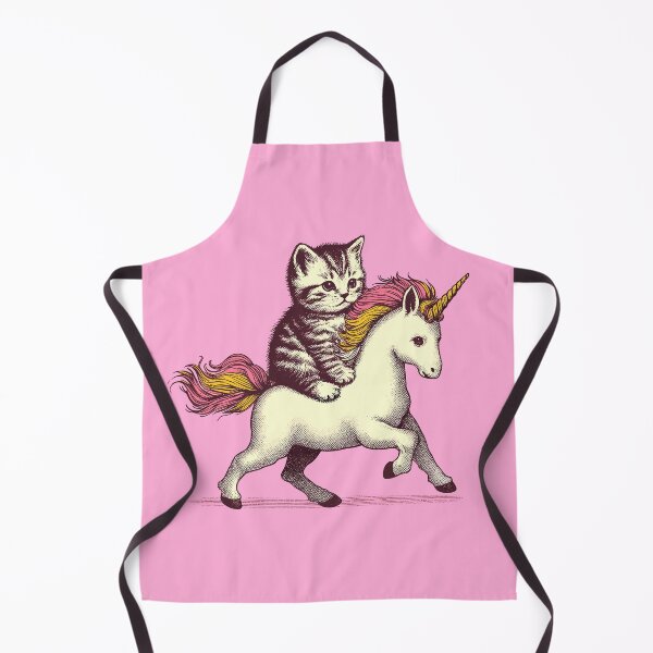 Item preview, Cute Kitten and Unicorn Design - Funny Animal Fantasy Art designed and sold by BubbleCrumbs.