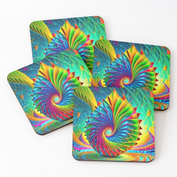 Item preview, A Mesmerizing 3D Abstract Multicolor Visualization designed and sold by digoarpi.