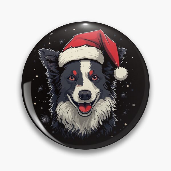 Item preview, Christmas Border Collie designed and sold by creativellashop.