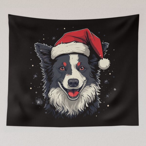 Item preview, Christmas Border Collie designed and sold by creativellashop.
