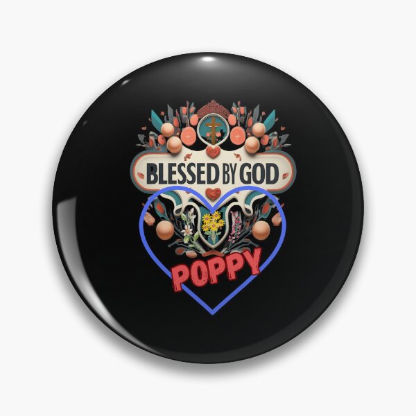 Item preview,  BLESSED BY GOD POPPY designed and sold by carlos crane.