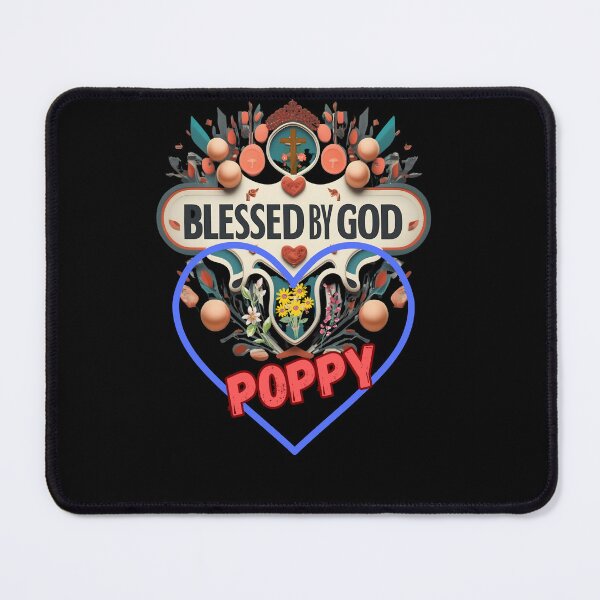 Item preview, BLESSED BY GOD POPPY designed and sold by carlos crane.