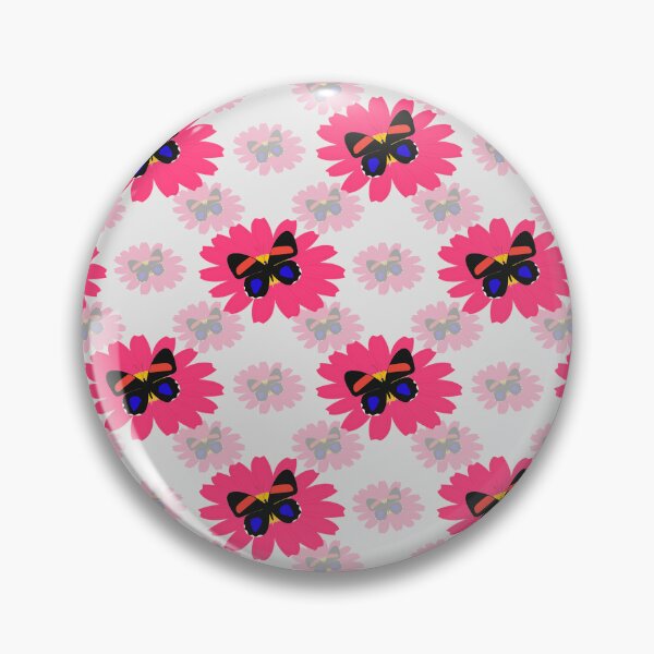 Item preview, Pink Flower Butterfly  designed and sold by PatternTitan.